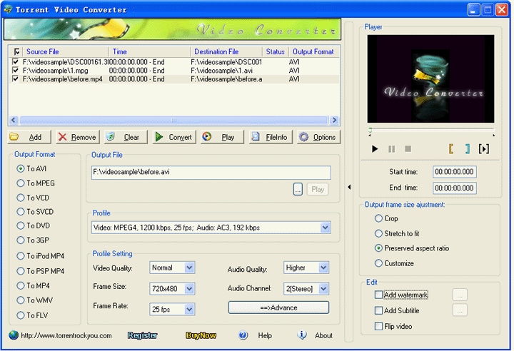 Mts file player
